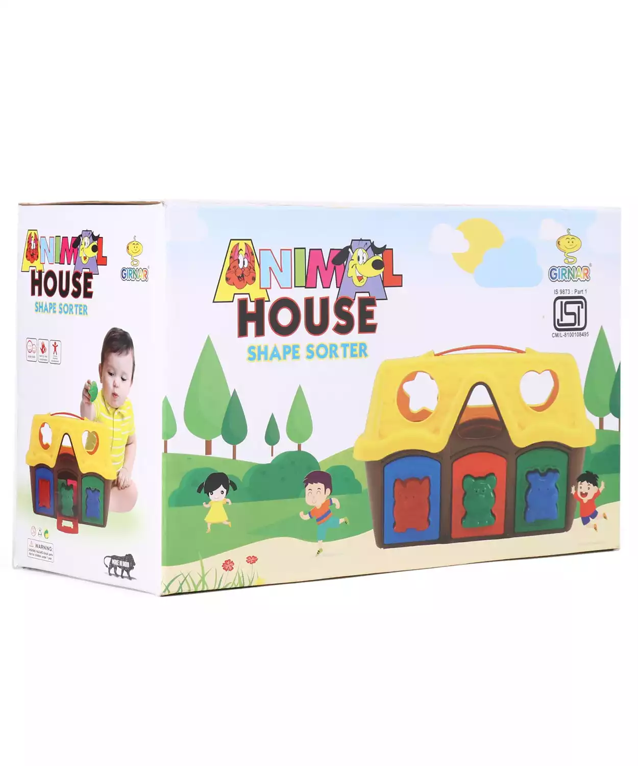 Girnar Animal House Shape Sorter
