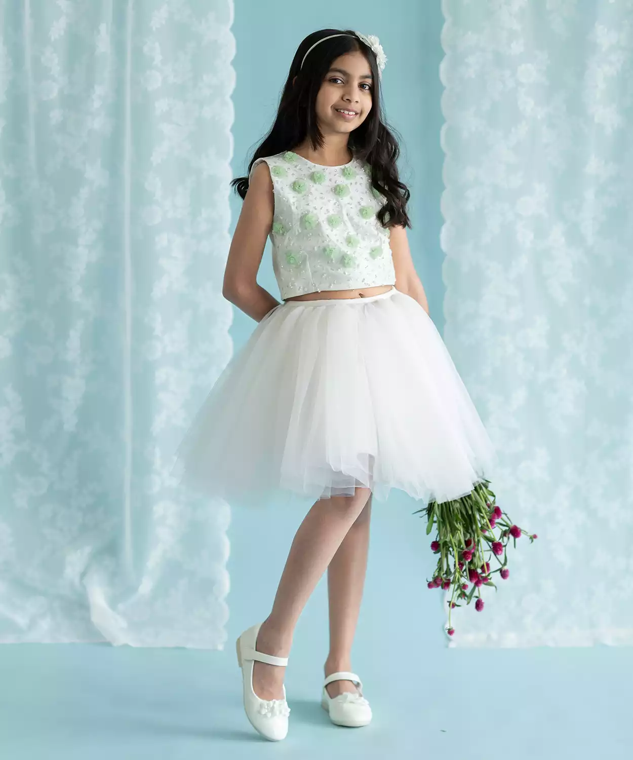 Flower Angel Skirt & Top