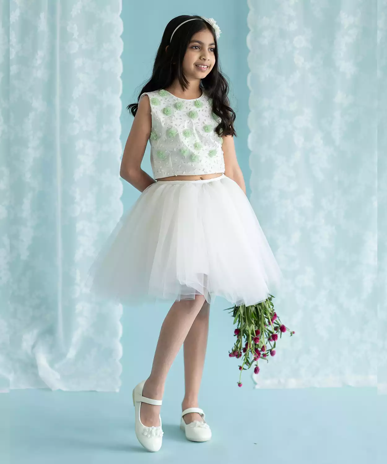 Flower Angel Skirt & Top