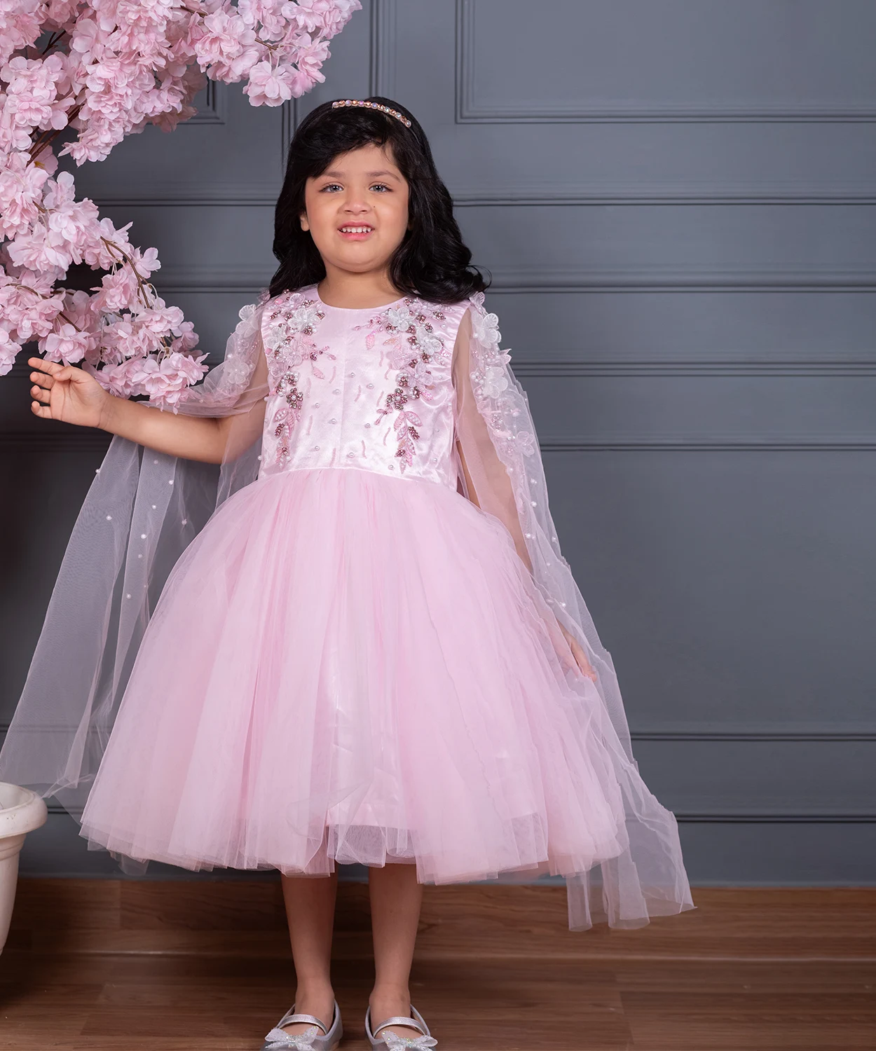 A Handcrafted Pink Dress