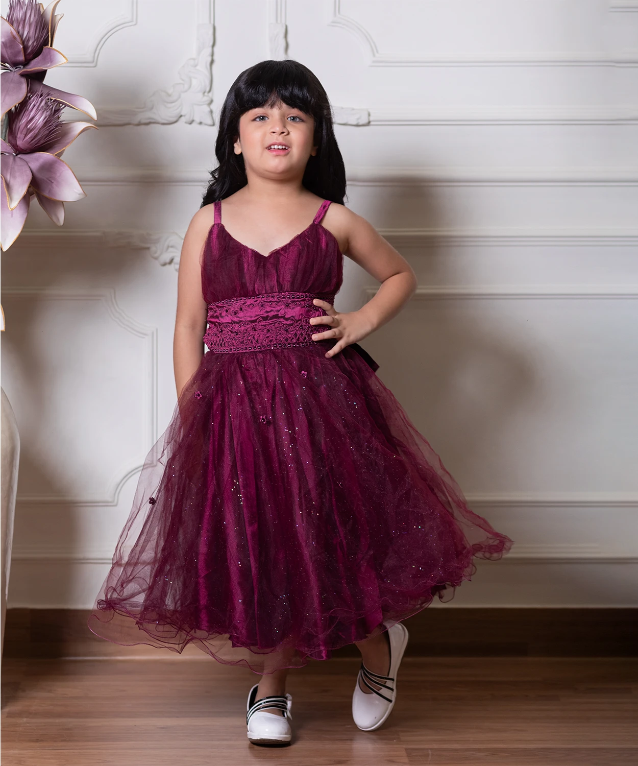 Delve Into Elegance With The Wine Dress