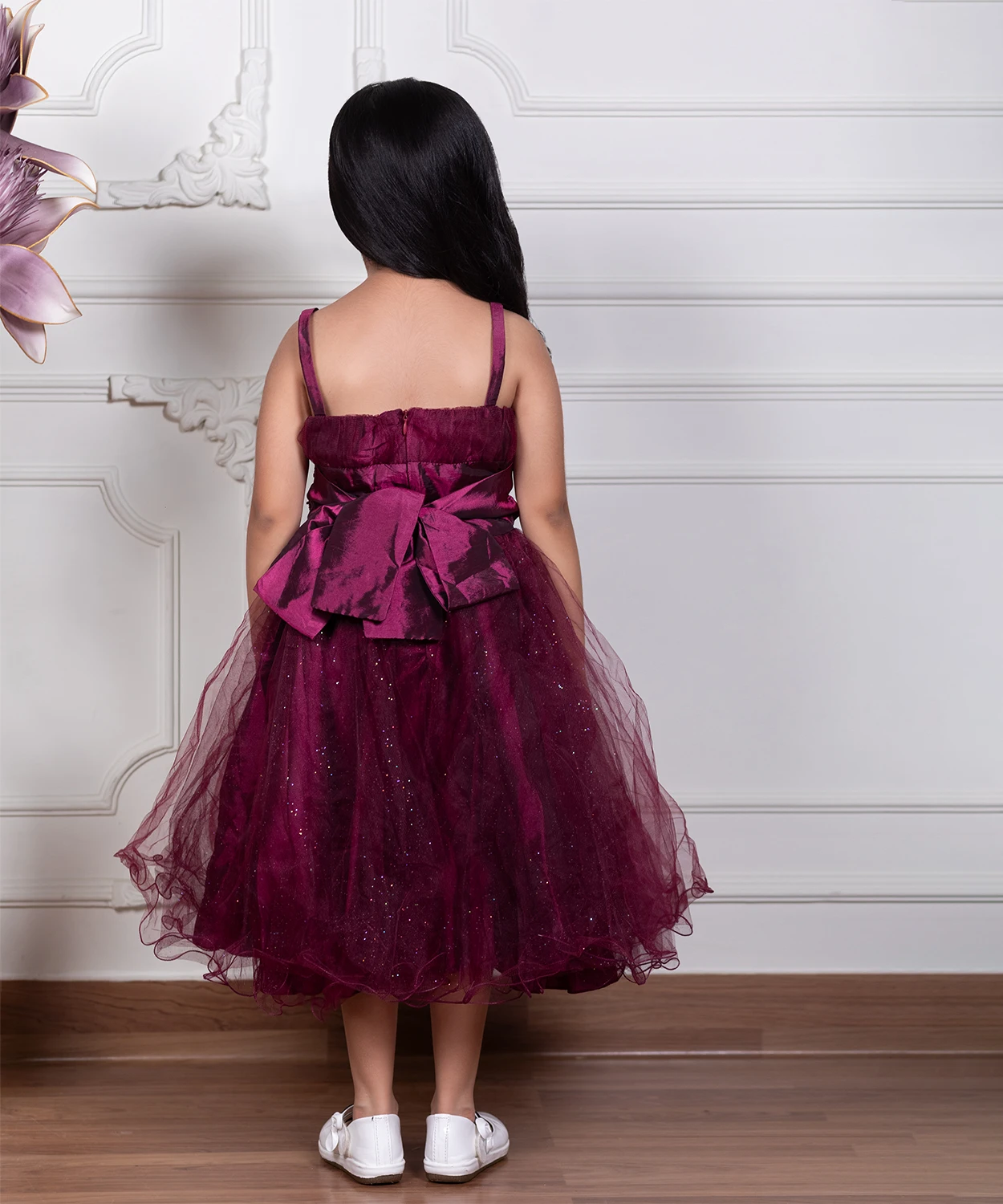 Delve Into Elegance With The Wine Dress