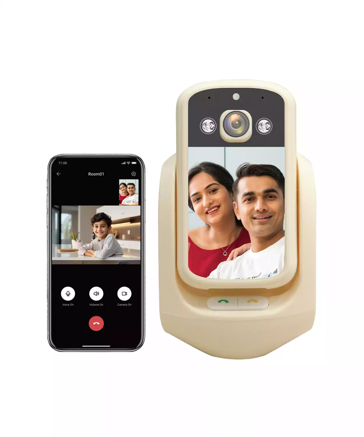 Sekyo Wifi Video Calling Camera With Screen, Motion Sensor
