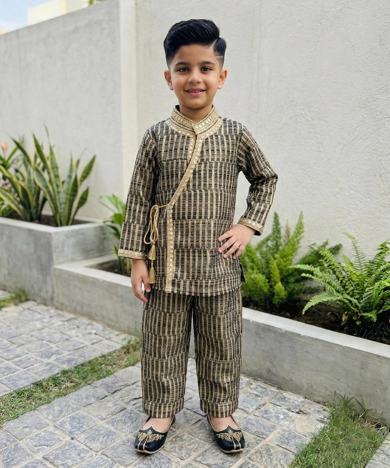 Midnight Gold Festive Kurta Set