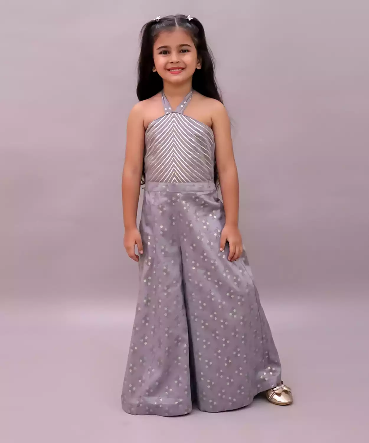 Mehfil Grey Stylish Jumpsuit