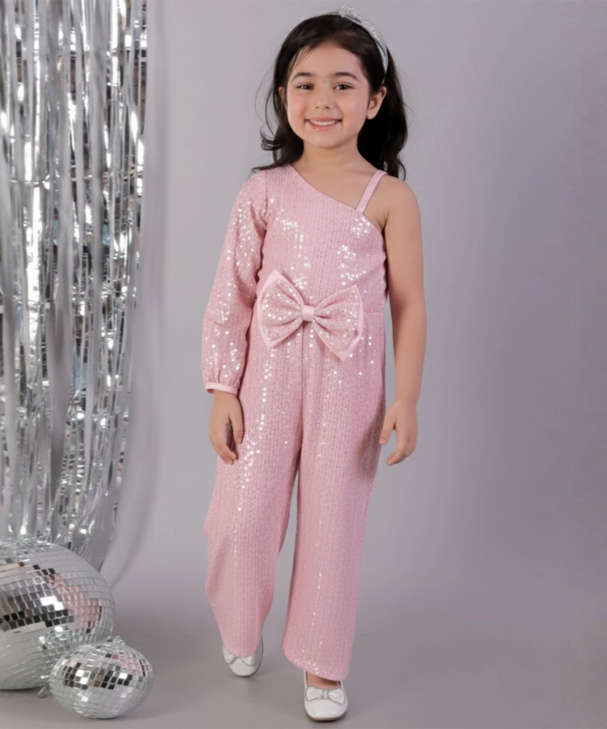 Razzle Dazzle Girls Pink Party Jumper