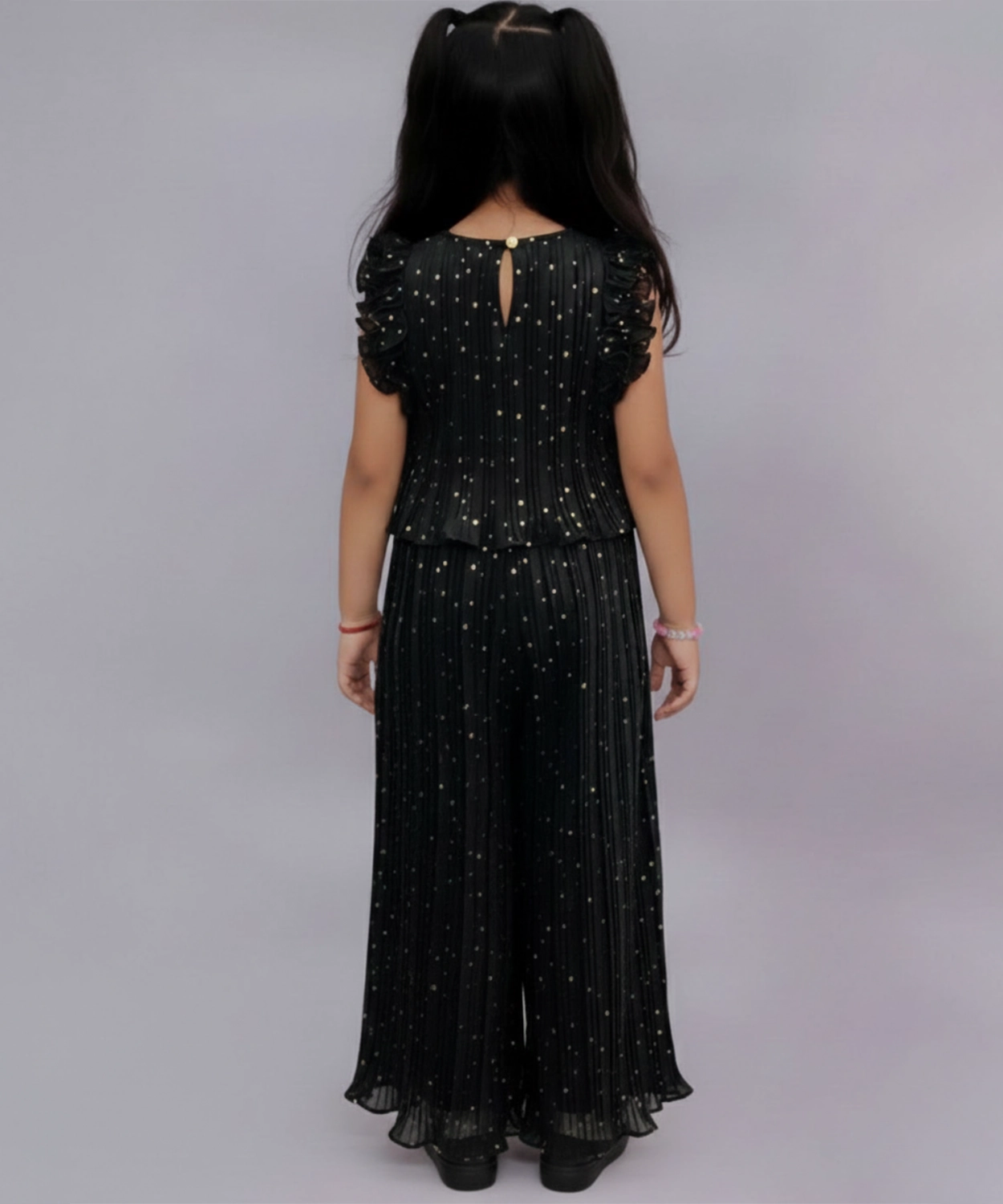 Glam up Girls Black Top and Pant