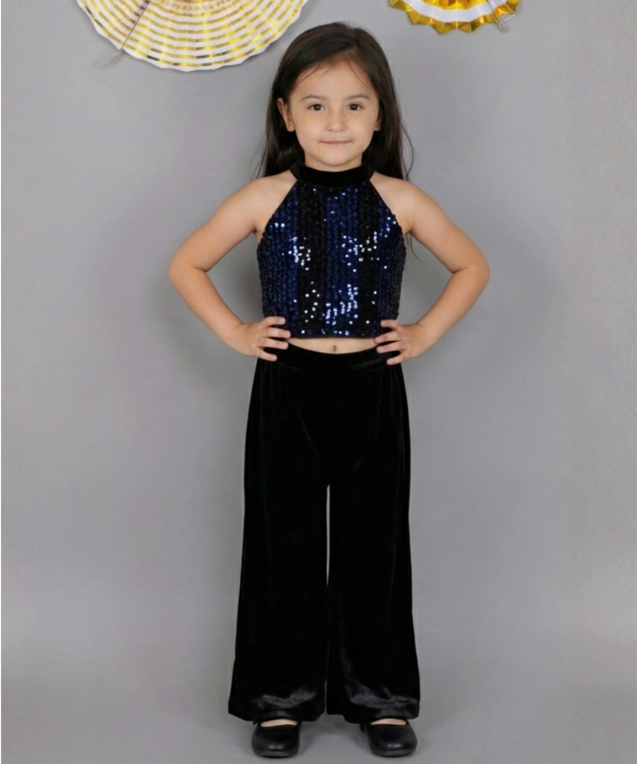 Razzle Dazzle Girls Black Top and Pant