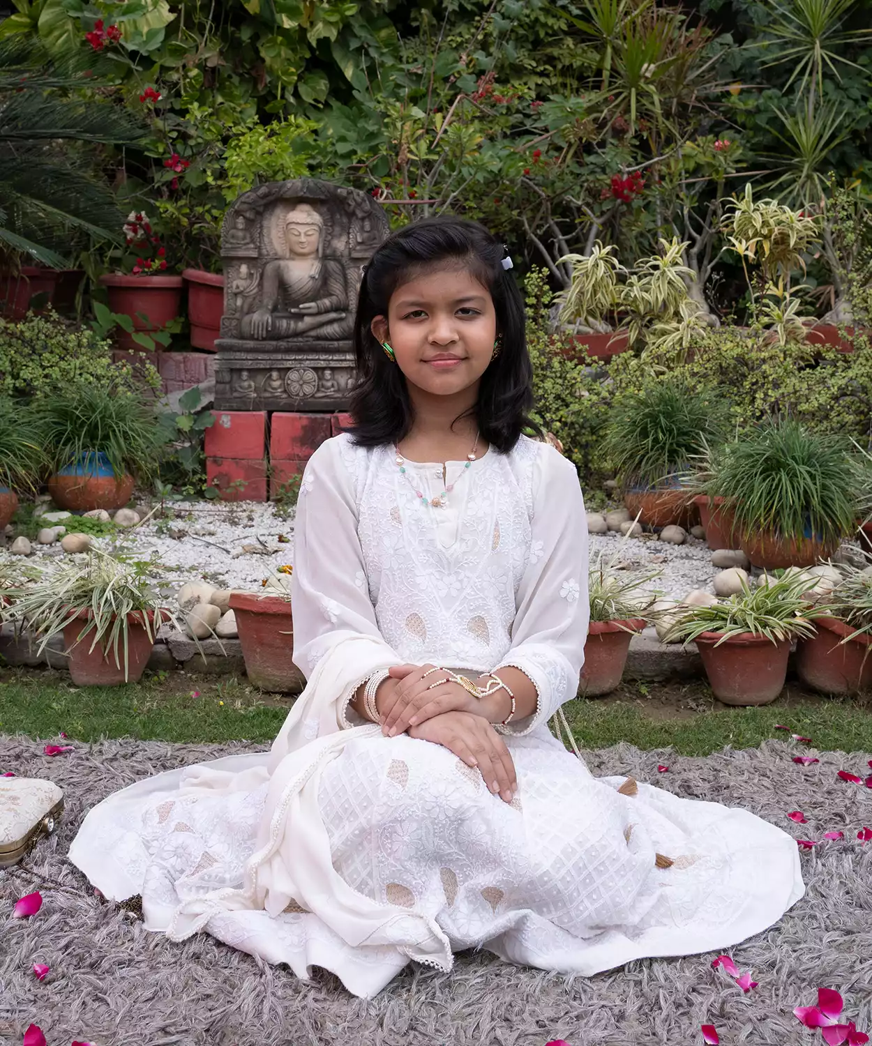 Exquisite Hand Embroidered Full Jaal Chikankari Lehenga