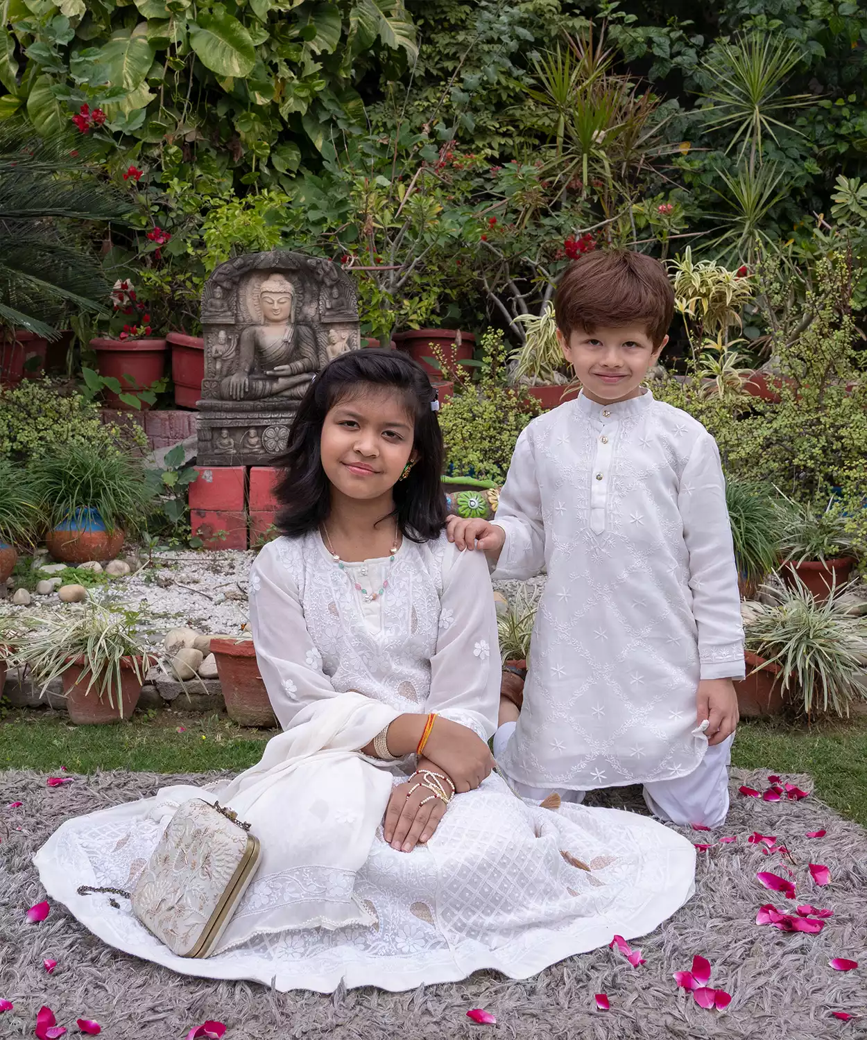 Exquisite Hand Embroidered Full Jaal Chikankari Lehenga