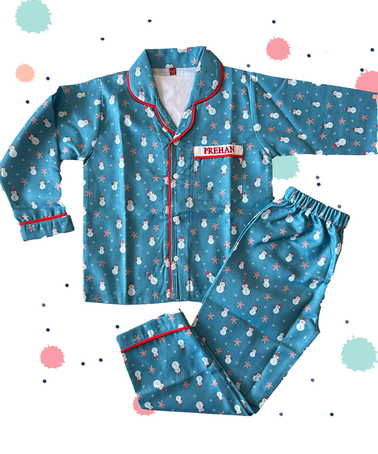 Made From Pure Cotton Night Suit For Christmas