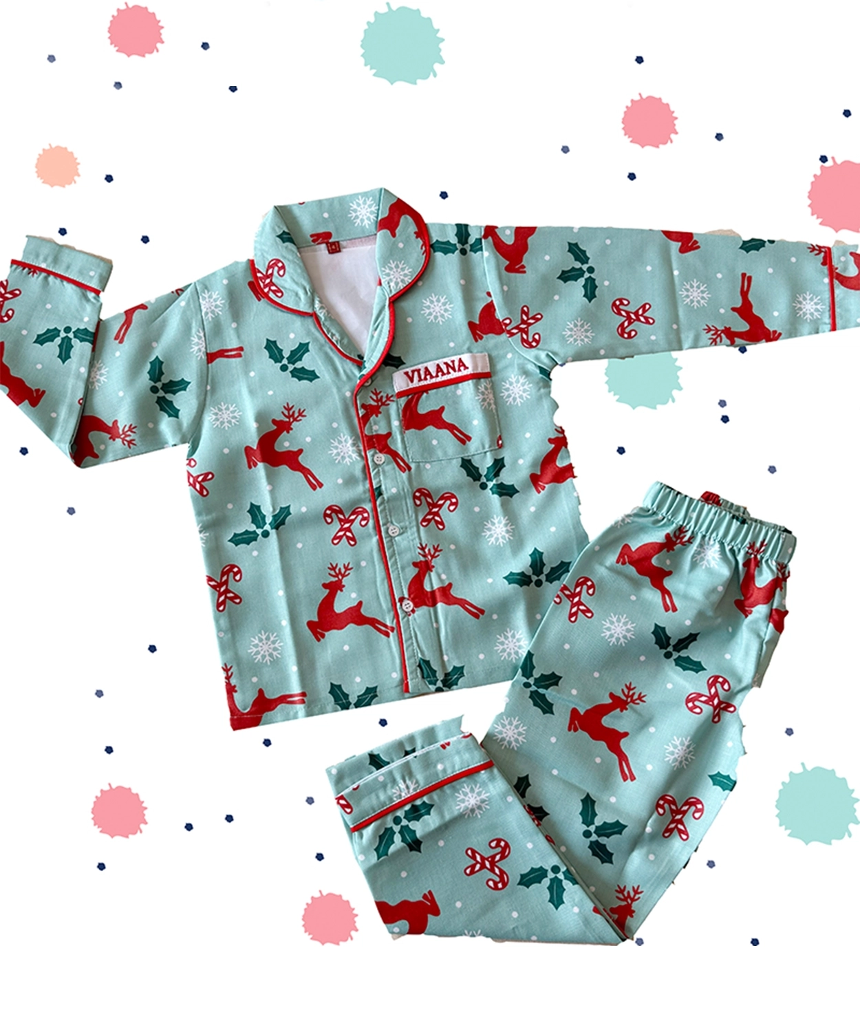 Made From Pure Cotton Night Suit For Christmas