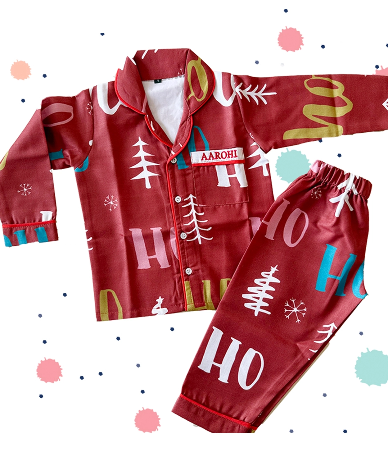 Made From Pure Cotton Night Suit For Christmas