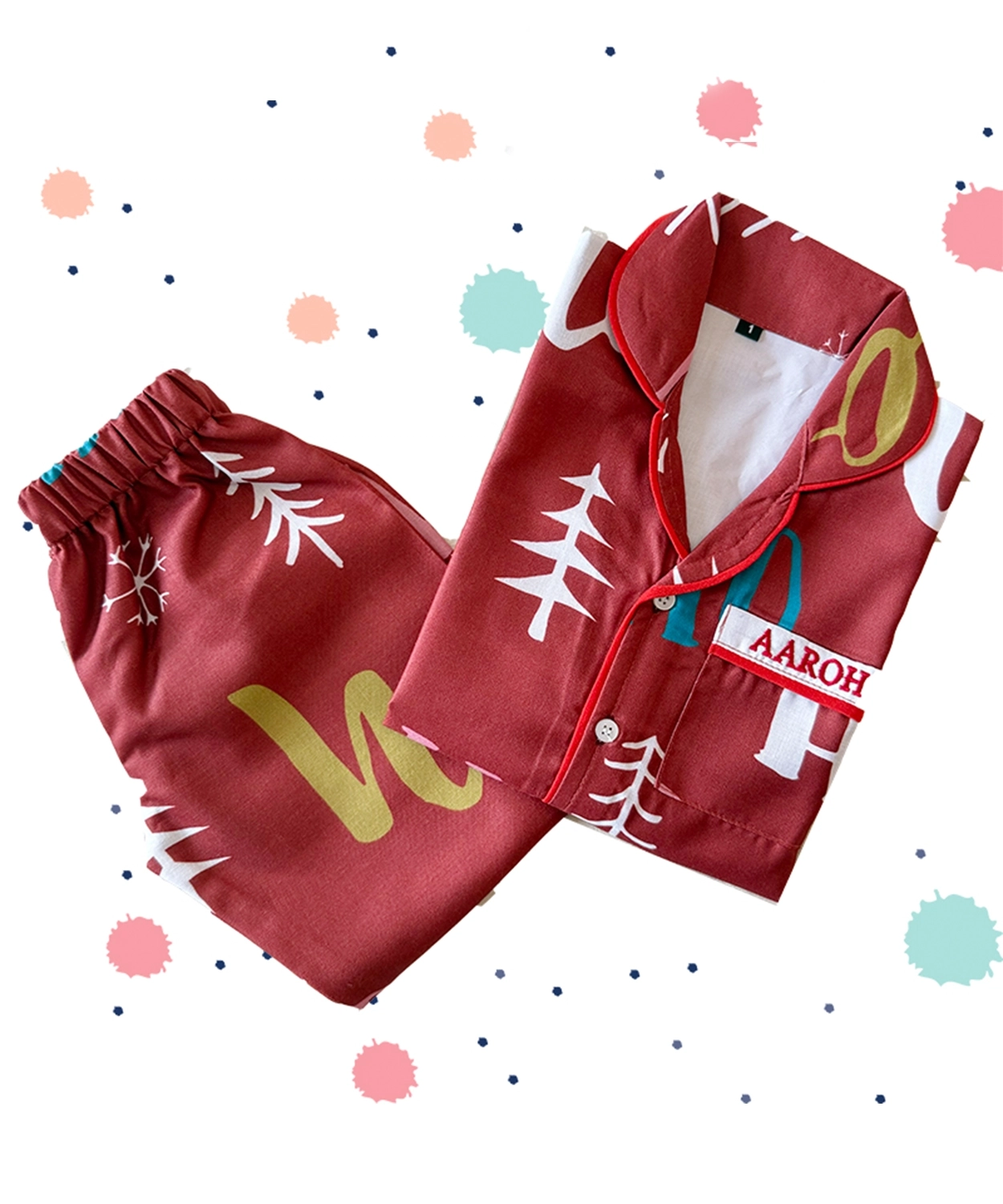 Made From Pure Cotton Night Suit For Christmas