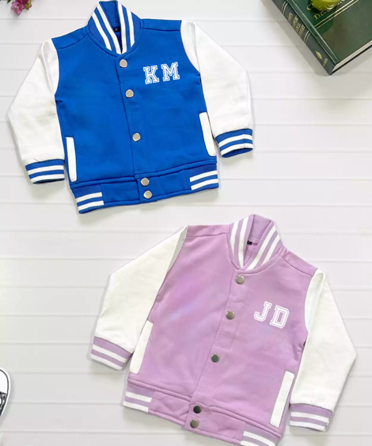 Varsity Jackets- Lavendar