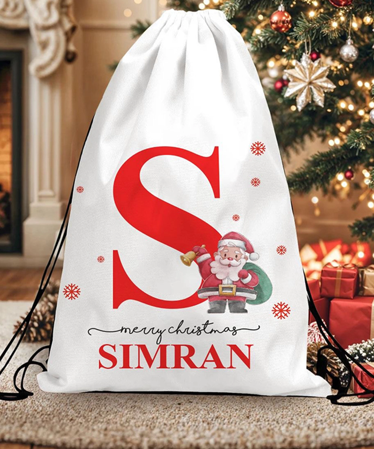Our Wonderful Traditional Personalised Christmas Sack