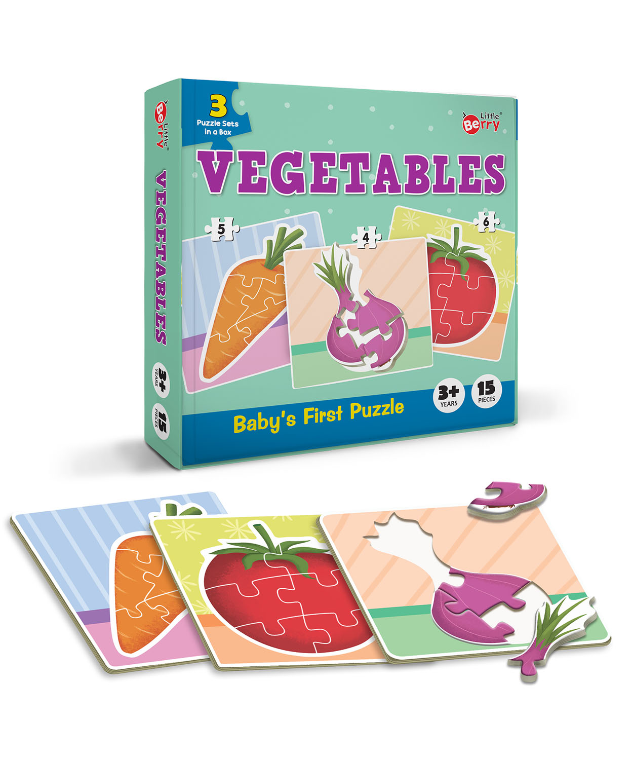 Vegetables - Fun & Educational Jigsaw Puzzle Set