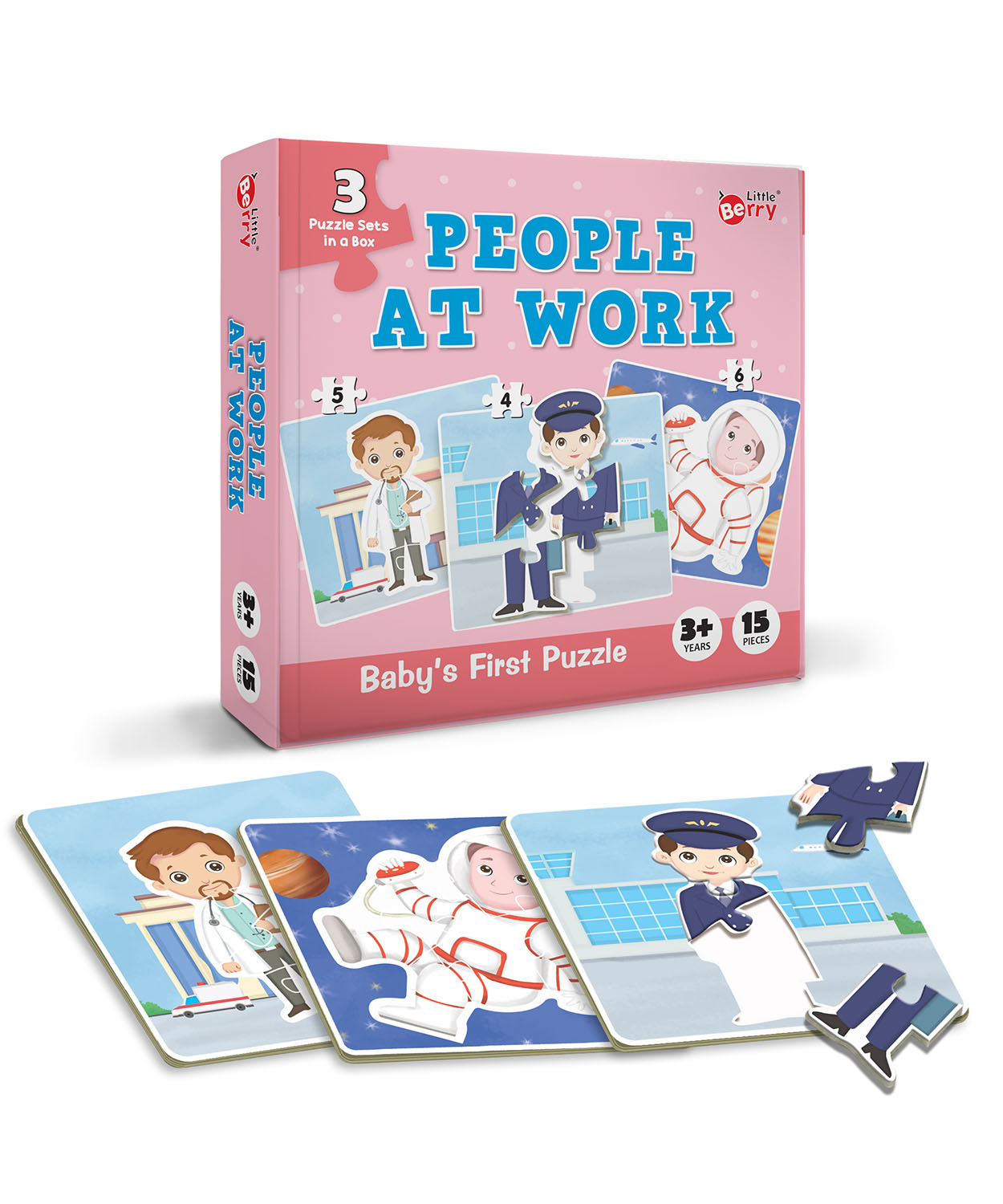 People At Work - Fun & Educational Jigsaw Puzzle Set