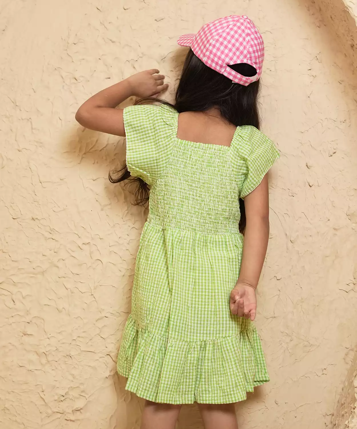 Green Gingham Dress