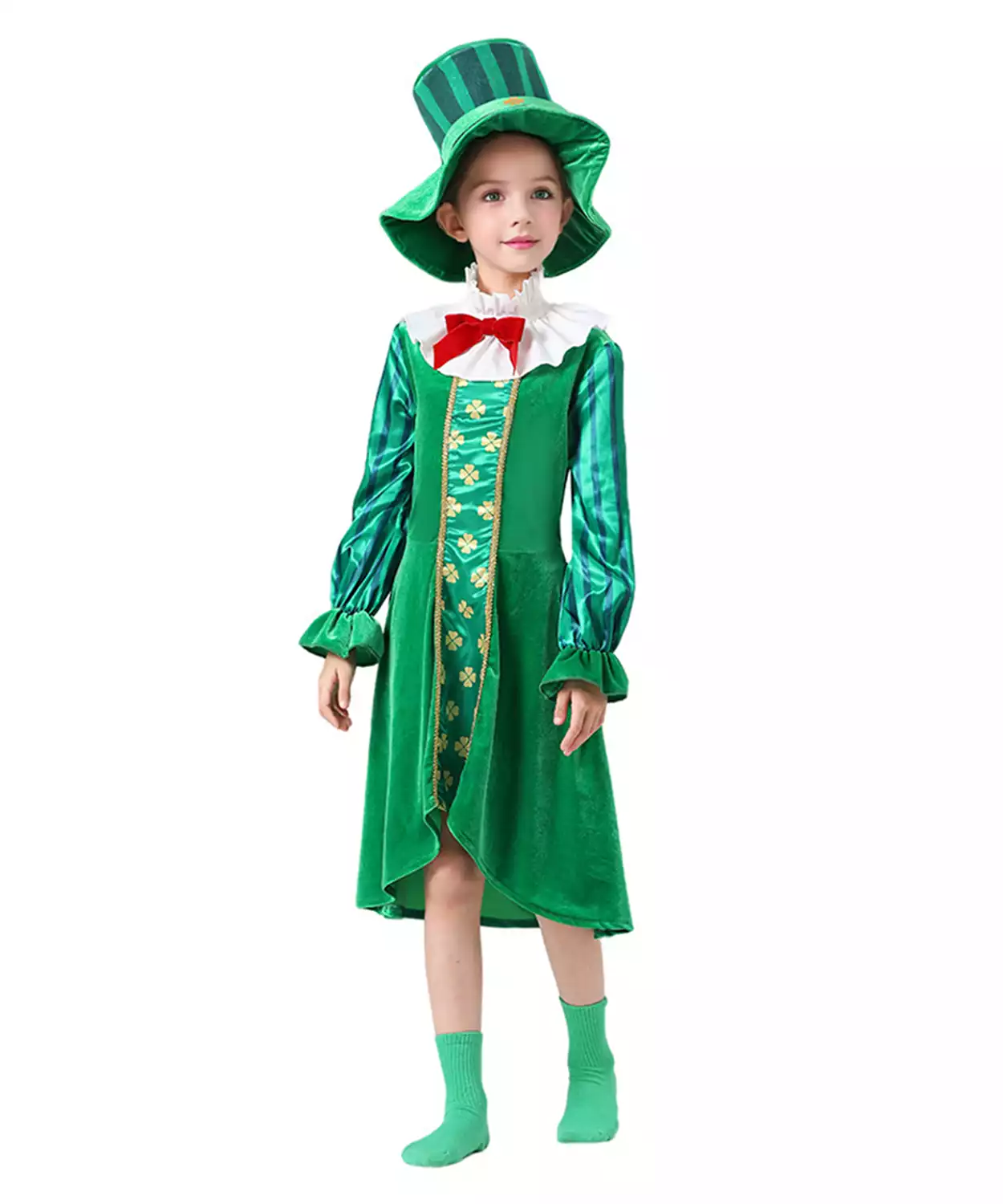 St.Patricks Day costume for Girls, Kids Halloween Costume Dress Up