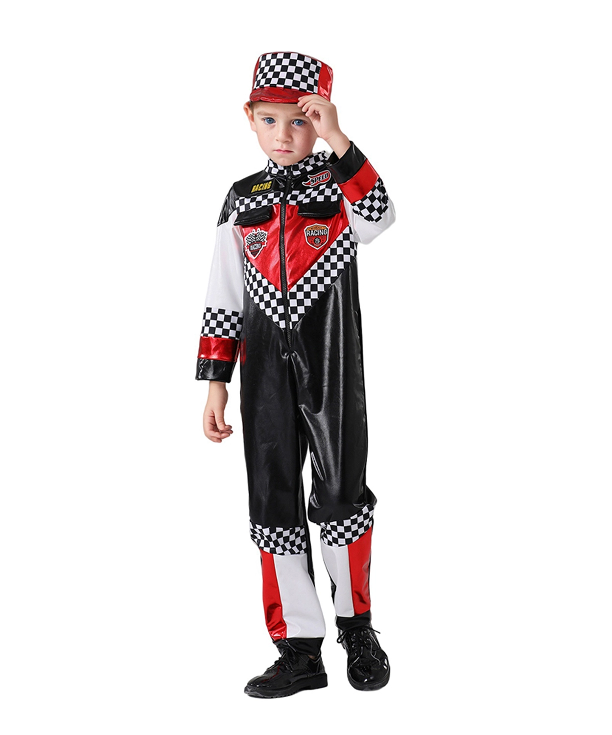 Speed Racing Car Rider costume,Kids Halloween Costume Fancy Dress Up