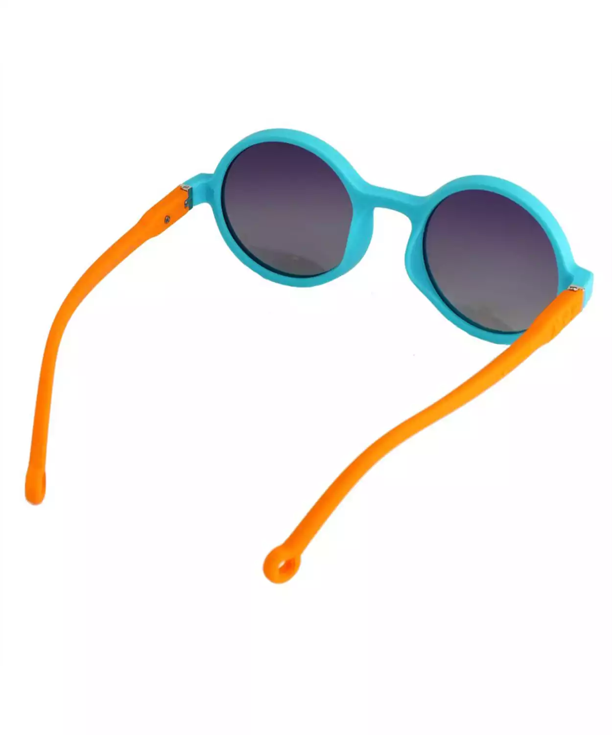 Blue Frame with Orange Arms, Anti Ultraviolet Unisex Sunglasses