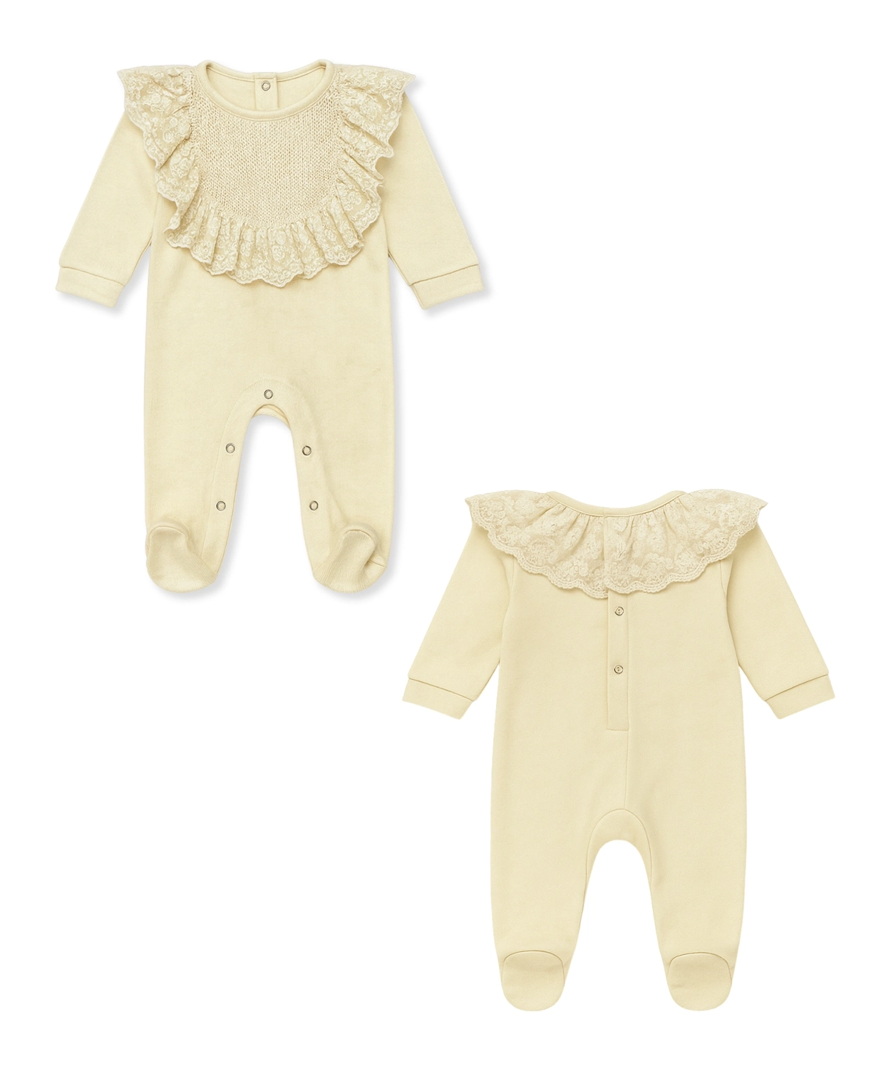 Knitted Winter Romper For Girl