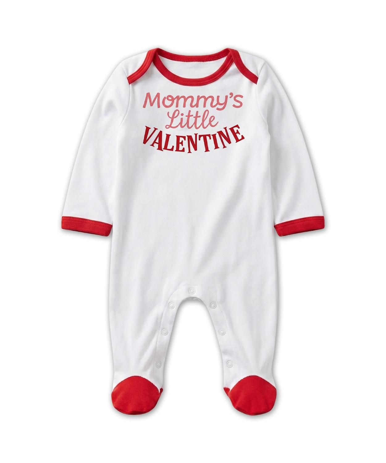 Mommy's Valentine Printed Romper