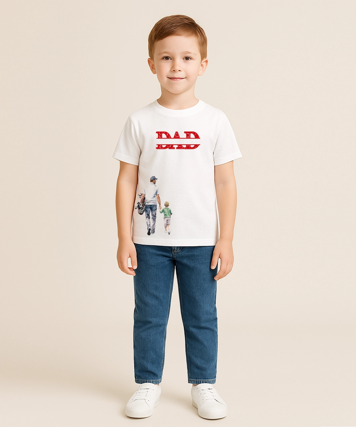 Unisex Dad Print T-Shirt