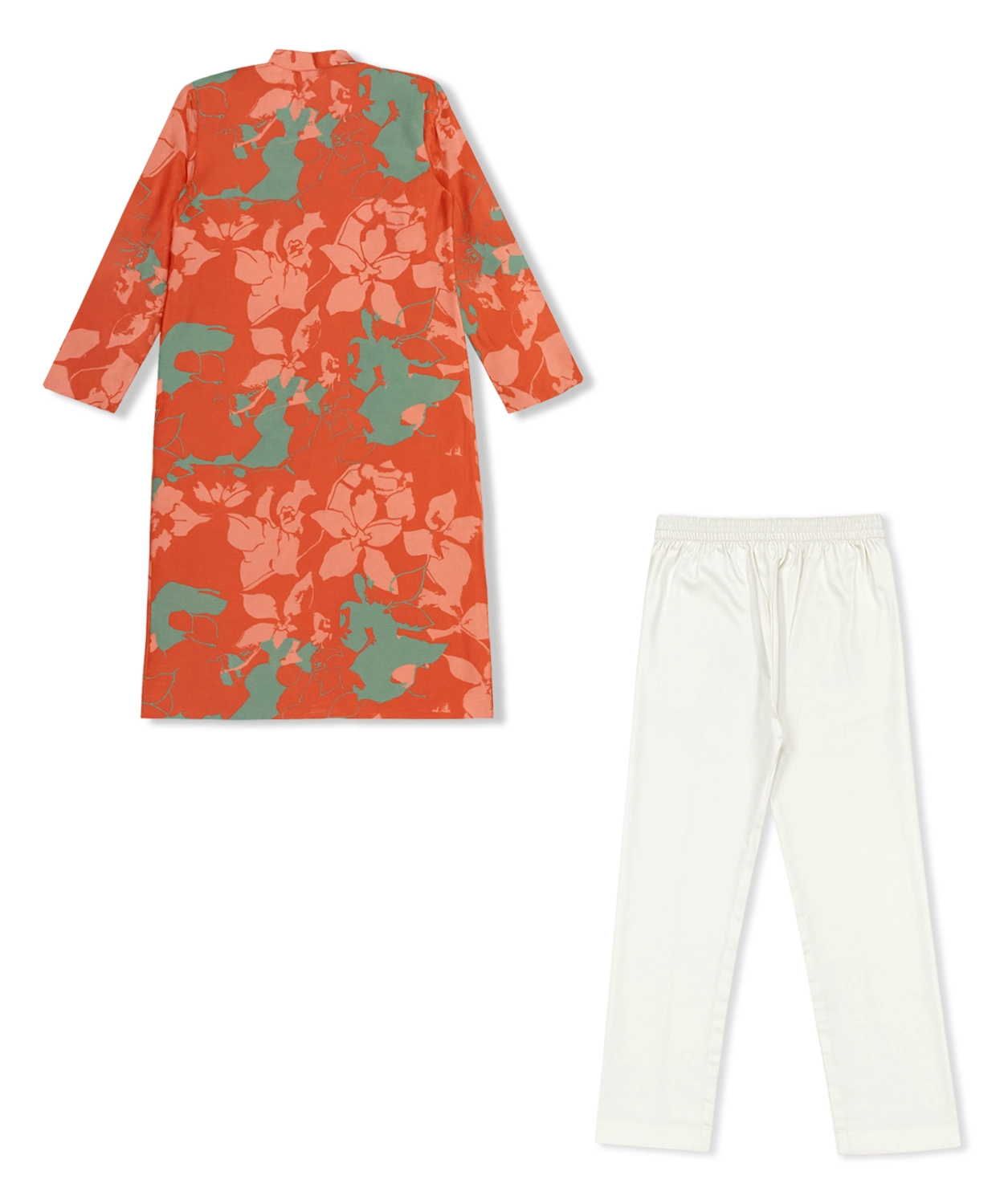 Printed Hand Work Kurta Set For Boy