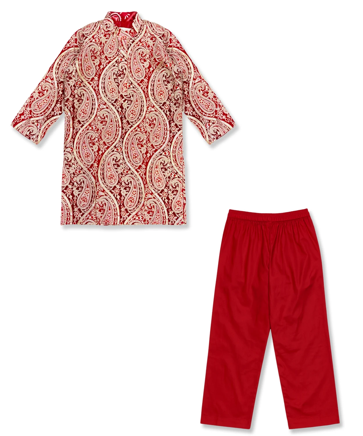 Embroidered Kurta Set For Boy
