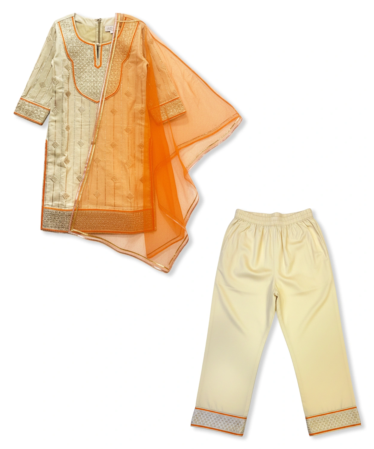 Gota Work Suit For Girl