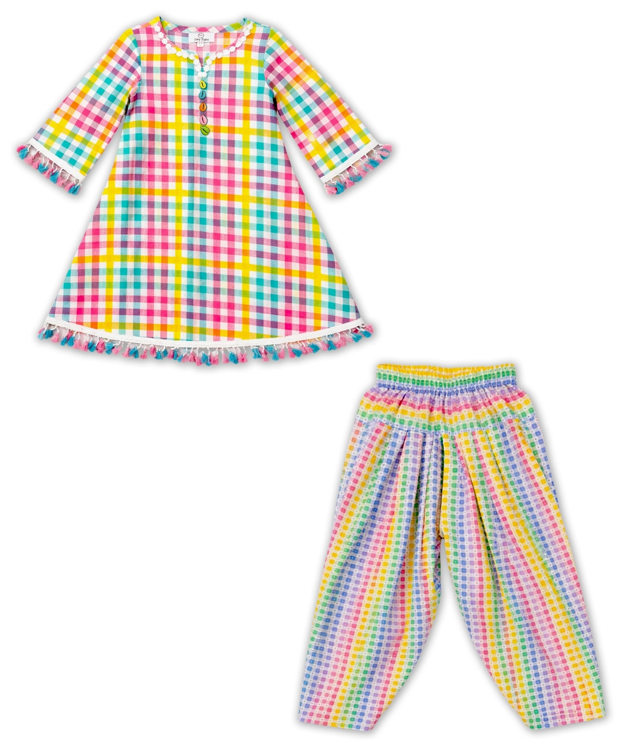 Farshi Salwar And A-Line Kurta Style Co-Ord Set