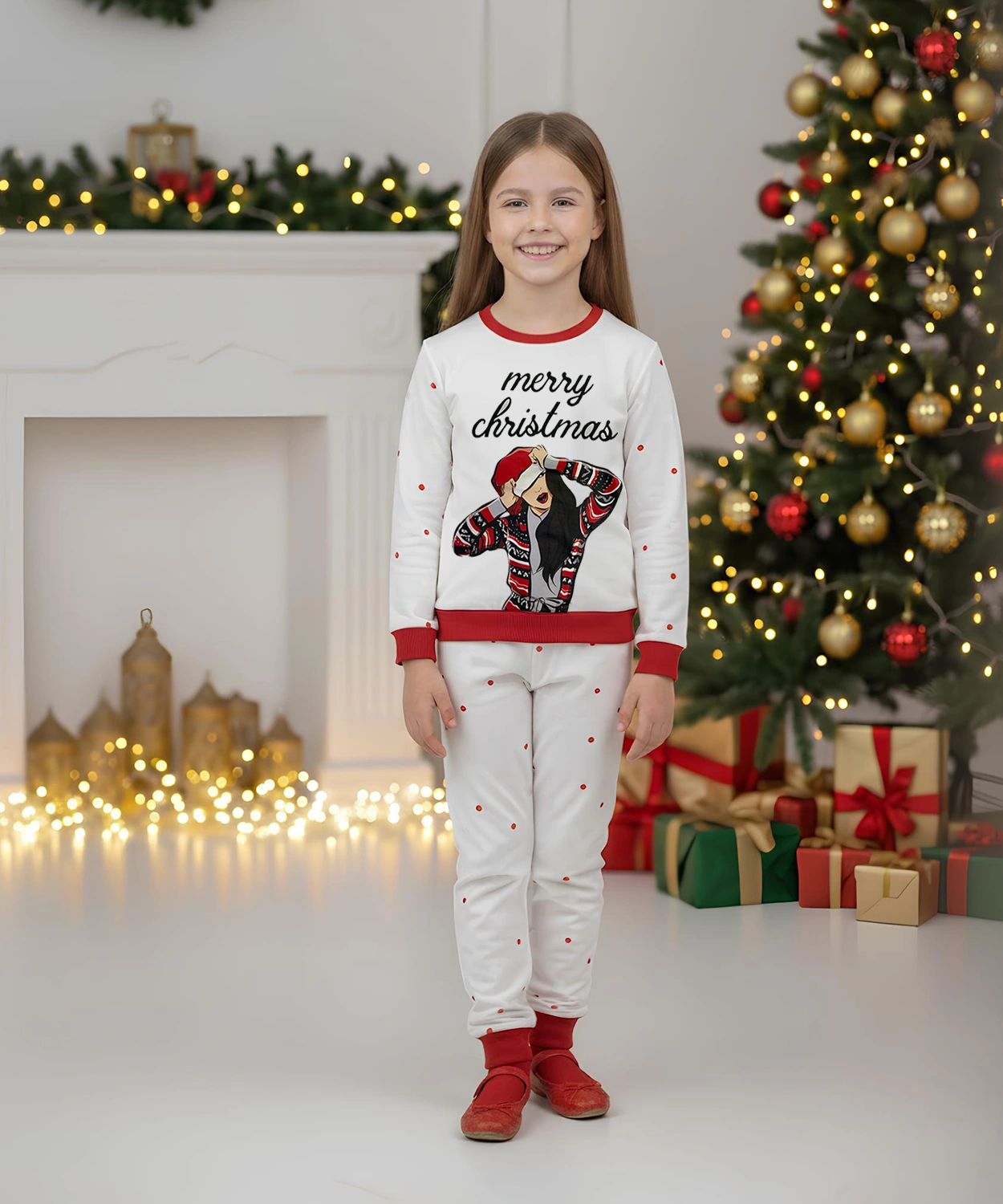 Merry Christmas Sweatshirt & Jogger Set
