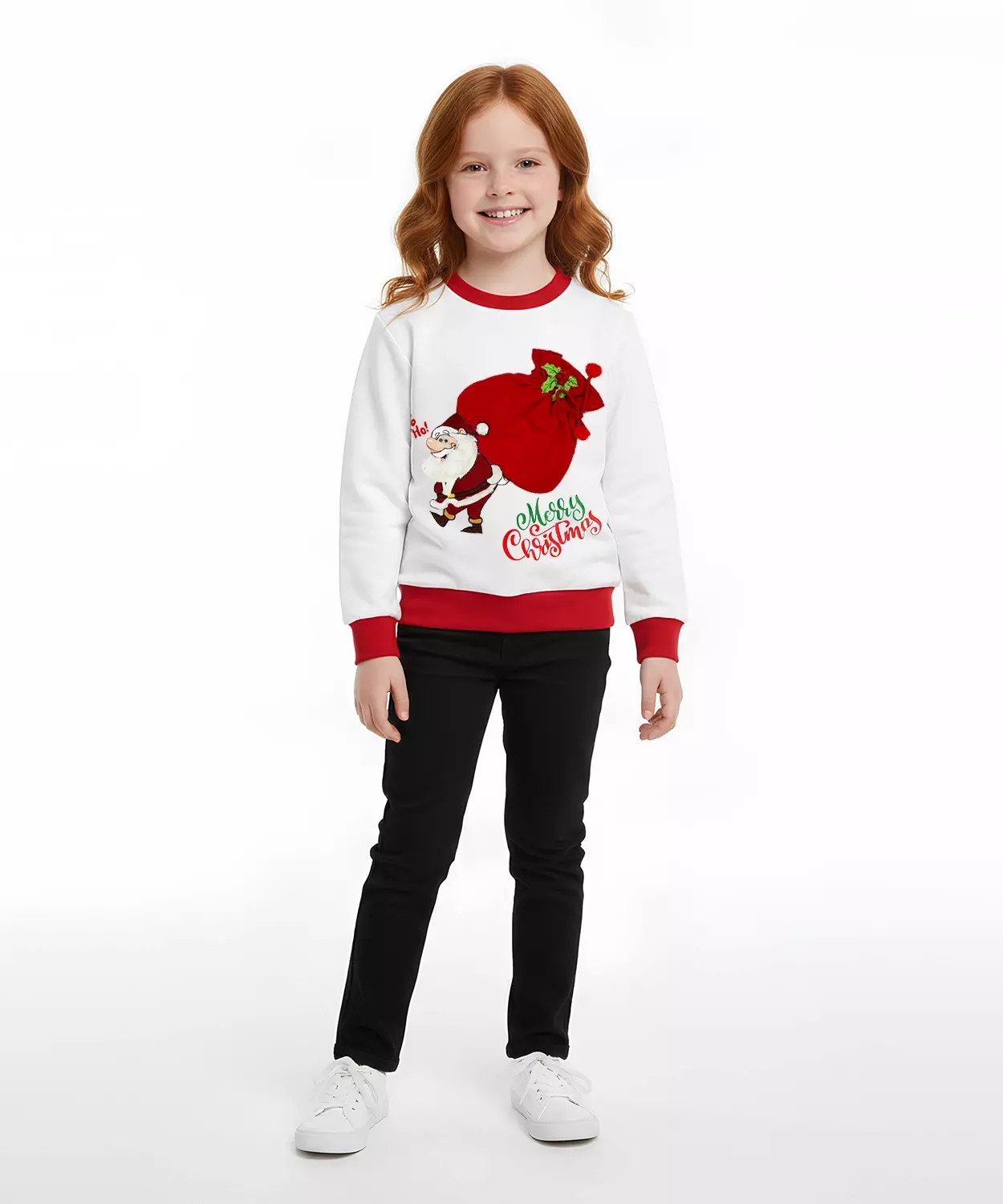 Santa With Overloaded Sack Unisex Sweatshirt