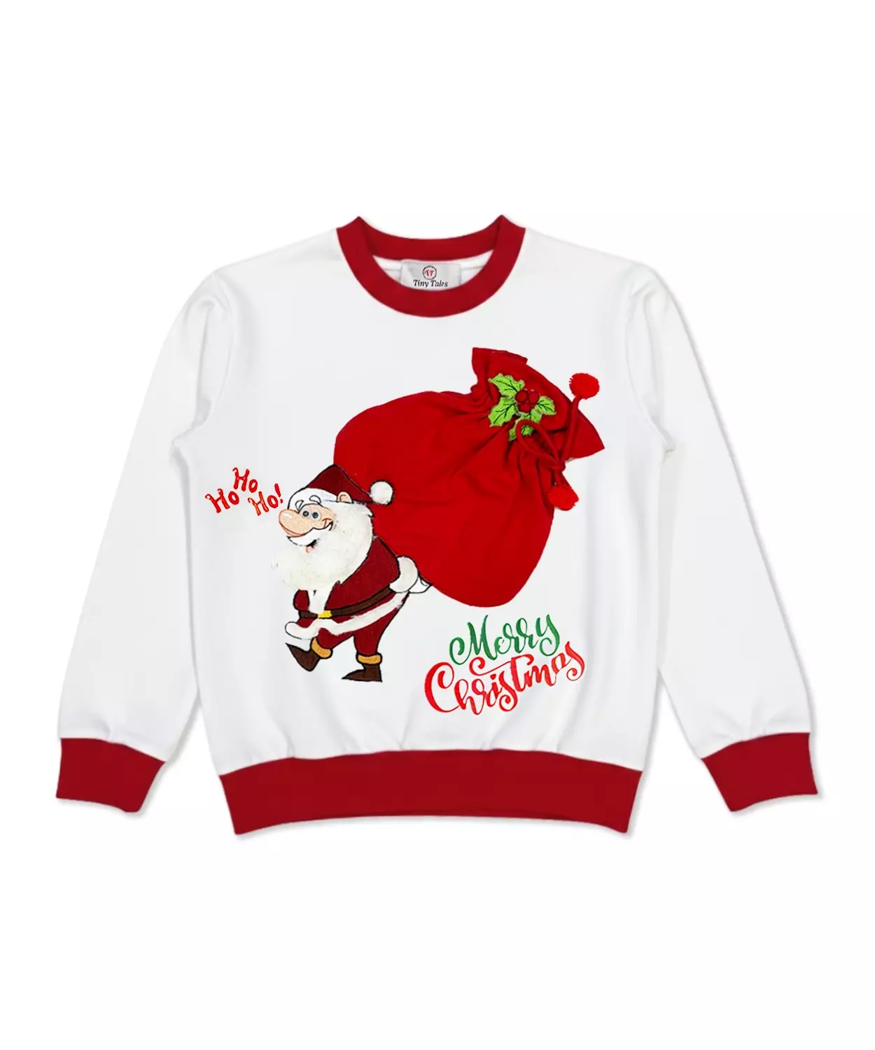 Santa With Overloaded Sack Unisex Sweatshirt