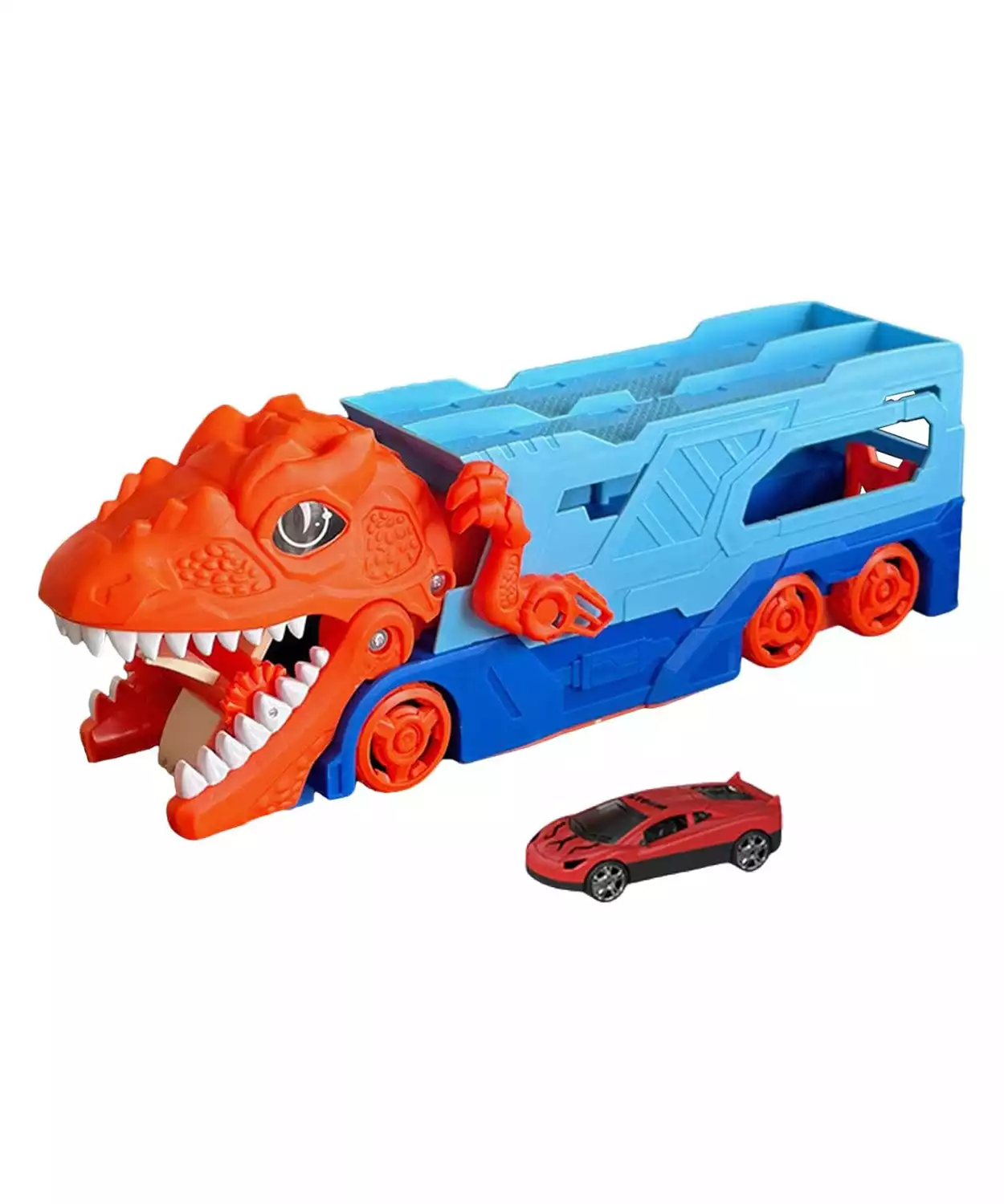 Dino Parking Lot with 2 Die Cast