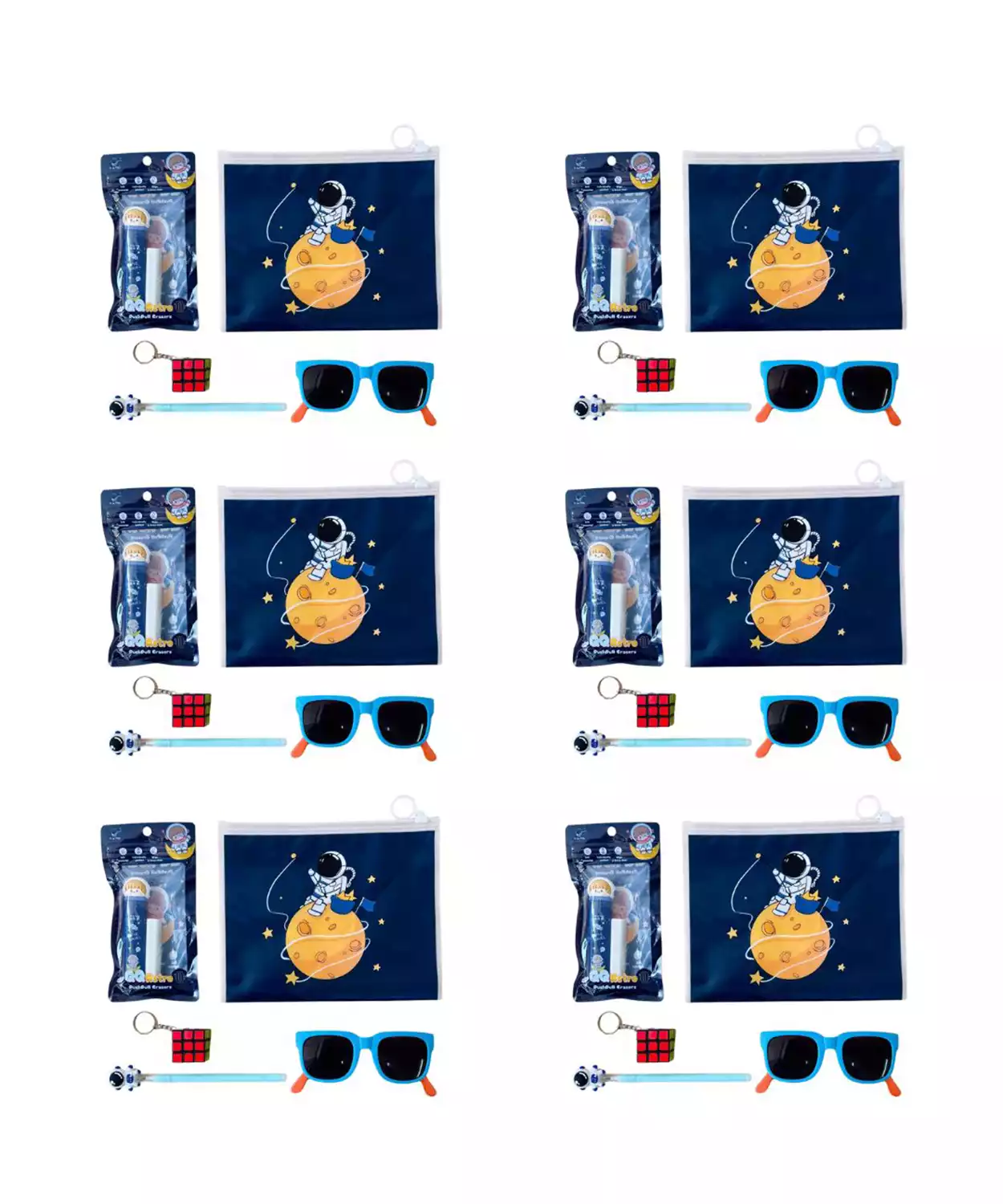 Little Astronaut Pouch Hamper For Return Gift- Pack Of 6