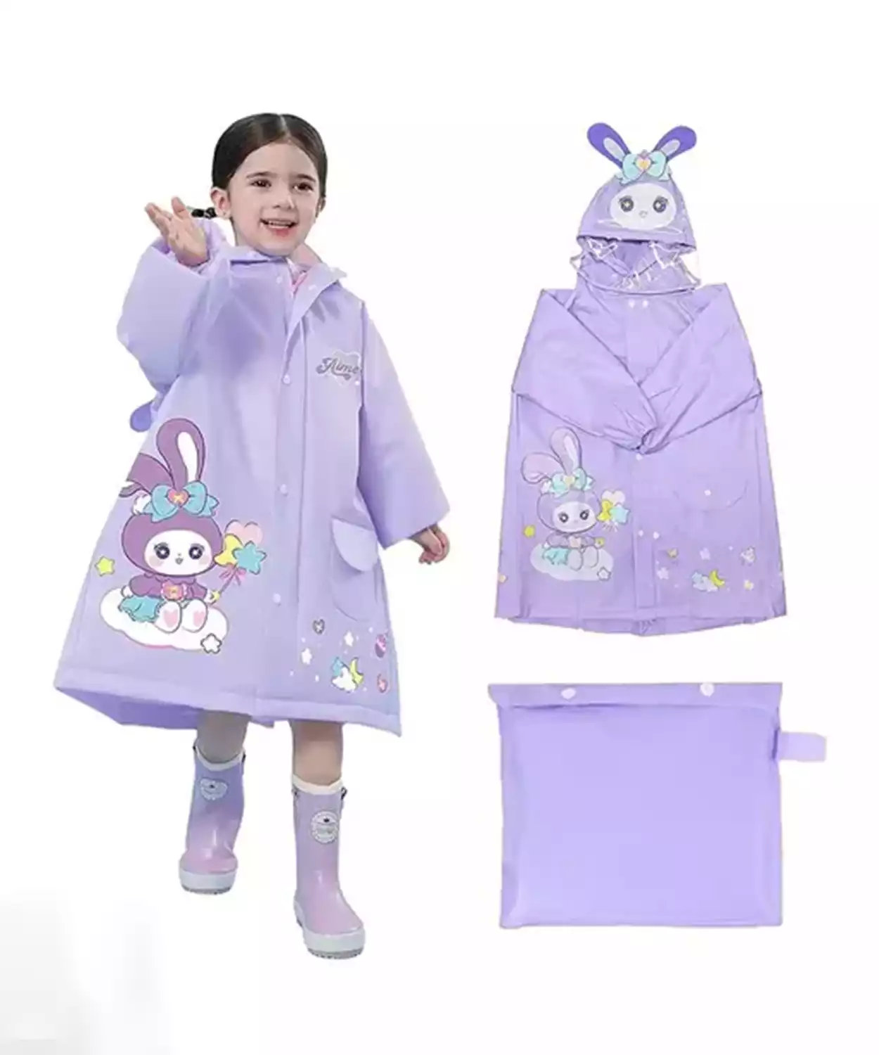 Raincoat For Kids- Bunny