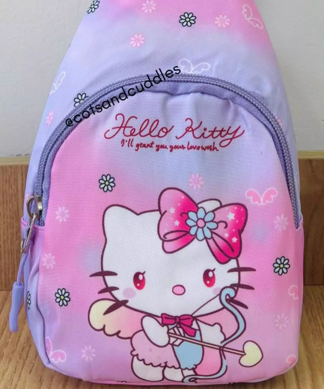 The Mini Cartoon Print Crossbody Bag For Kids- Hello Kitty