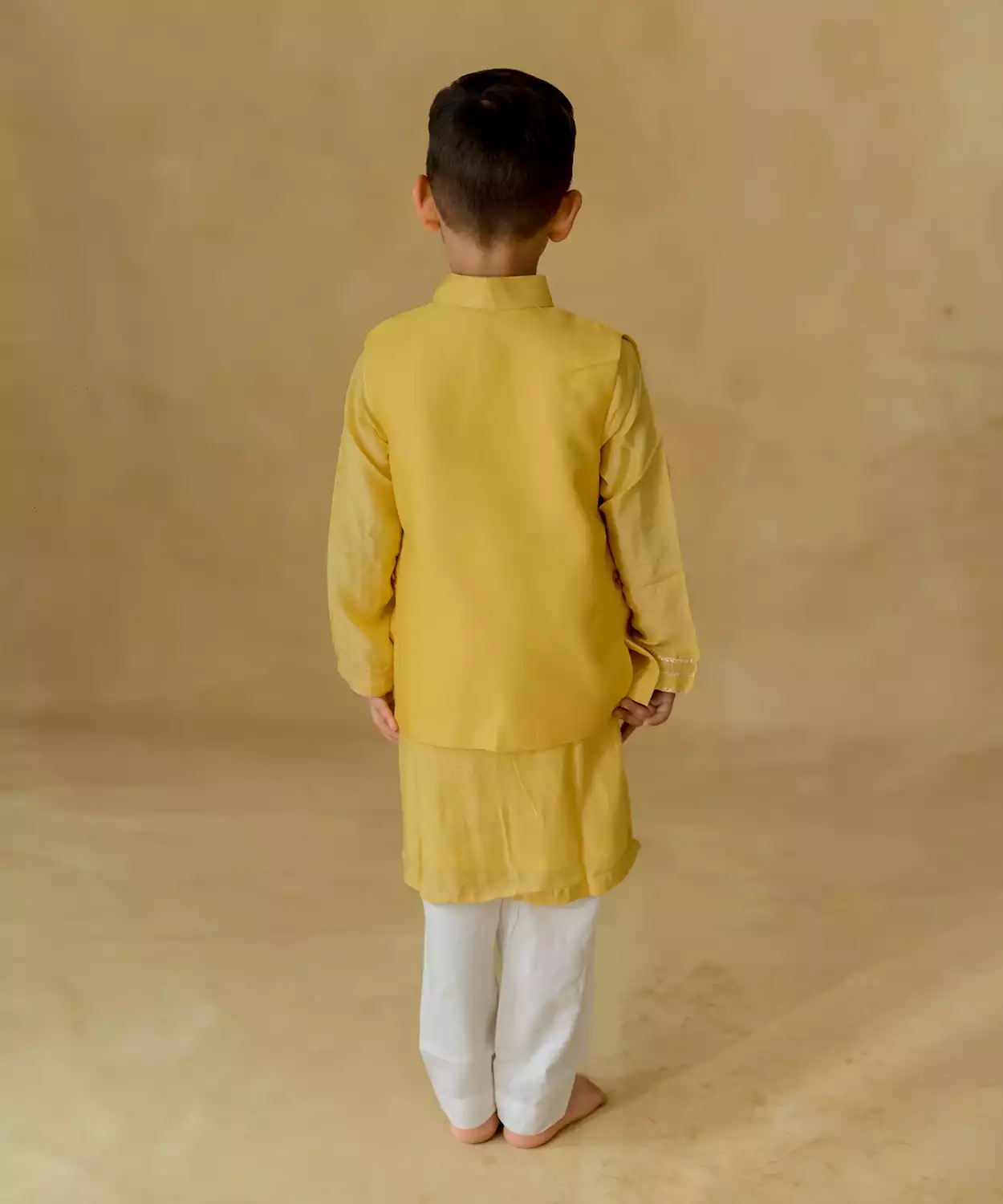 Yellow Starburst Jacket Set