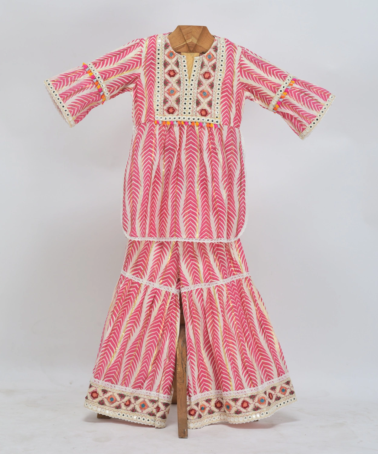 Cotton Kurta And Sharara