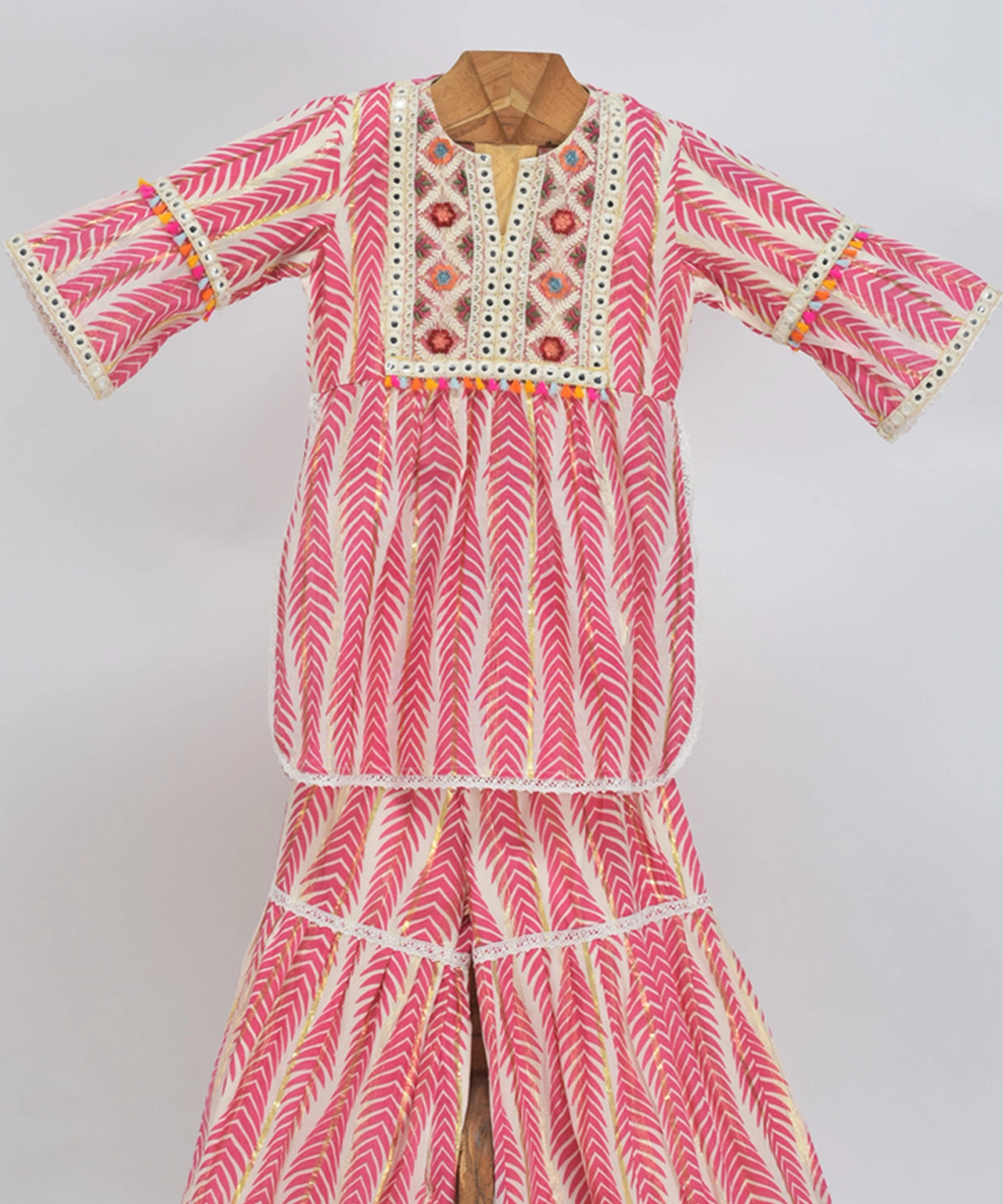 Cotton Kurta And Sharara