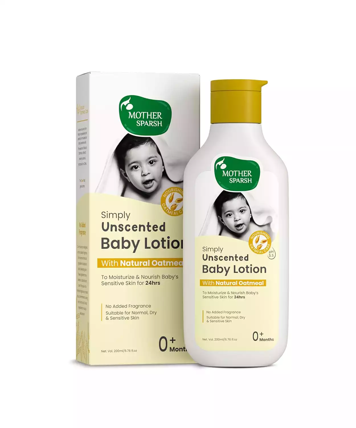 Simply Unscented Baby Lotion With Natural Oatmeal- 200ml