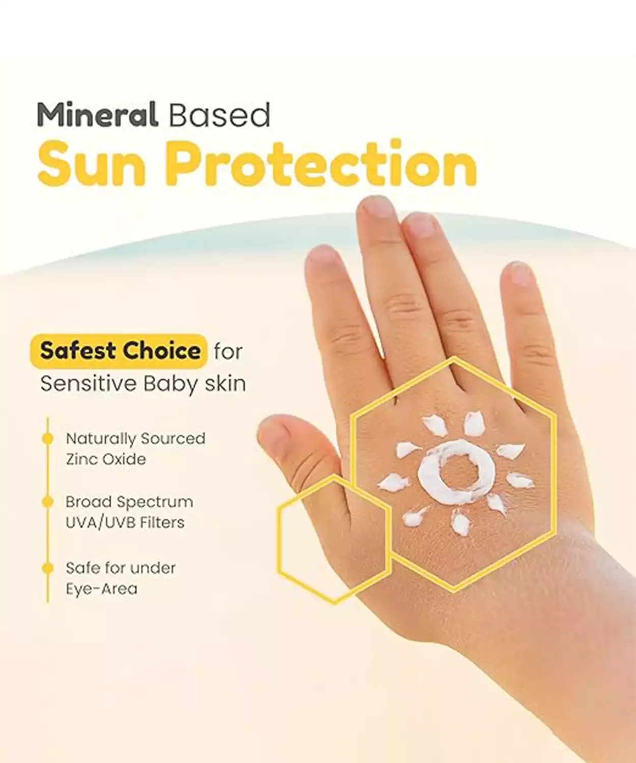 Simply Unscented Mineral Baby Sunscreen with Natural Oatmeal -50g