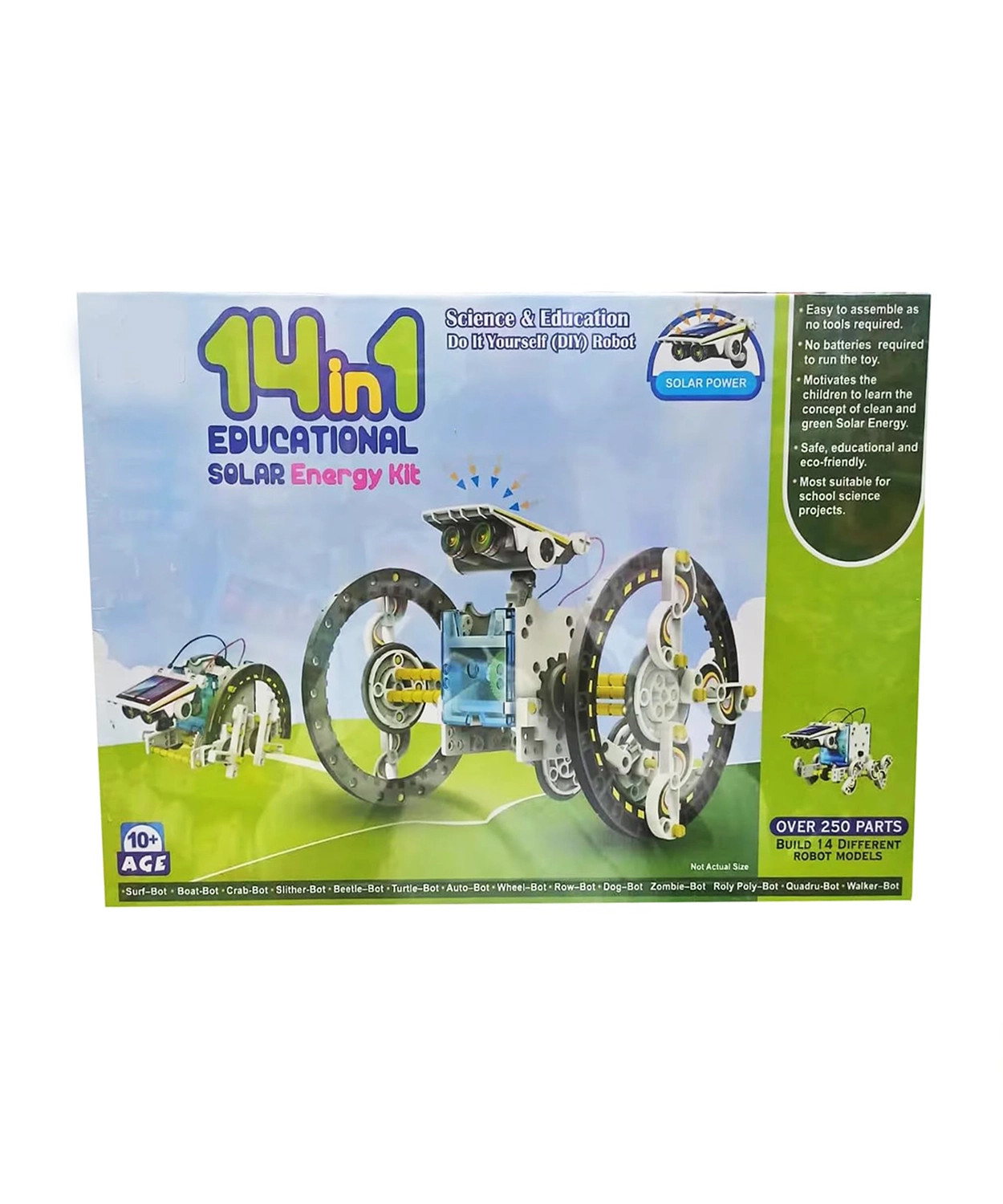 14 in 1 Kit Solar Robot Series 2 Educational Experiment DIY Robotics Kit