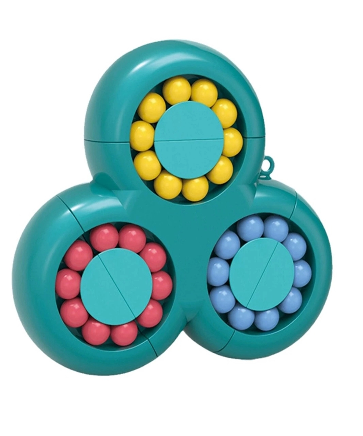 Triangle Rotating Bean Puzzle Fidget Spinner Toy Flower Speed Spin Relaxation and Focus Game