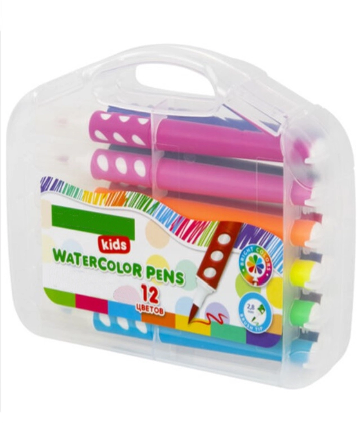 Drawing Painting Paper Roll with Suitcase Marker Pens & Brush Pen Set