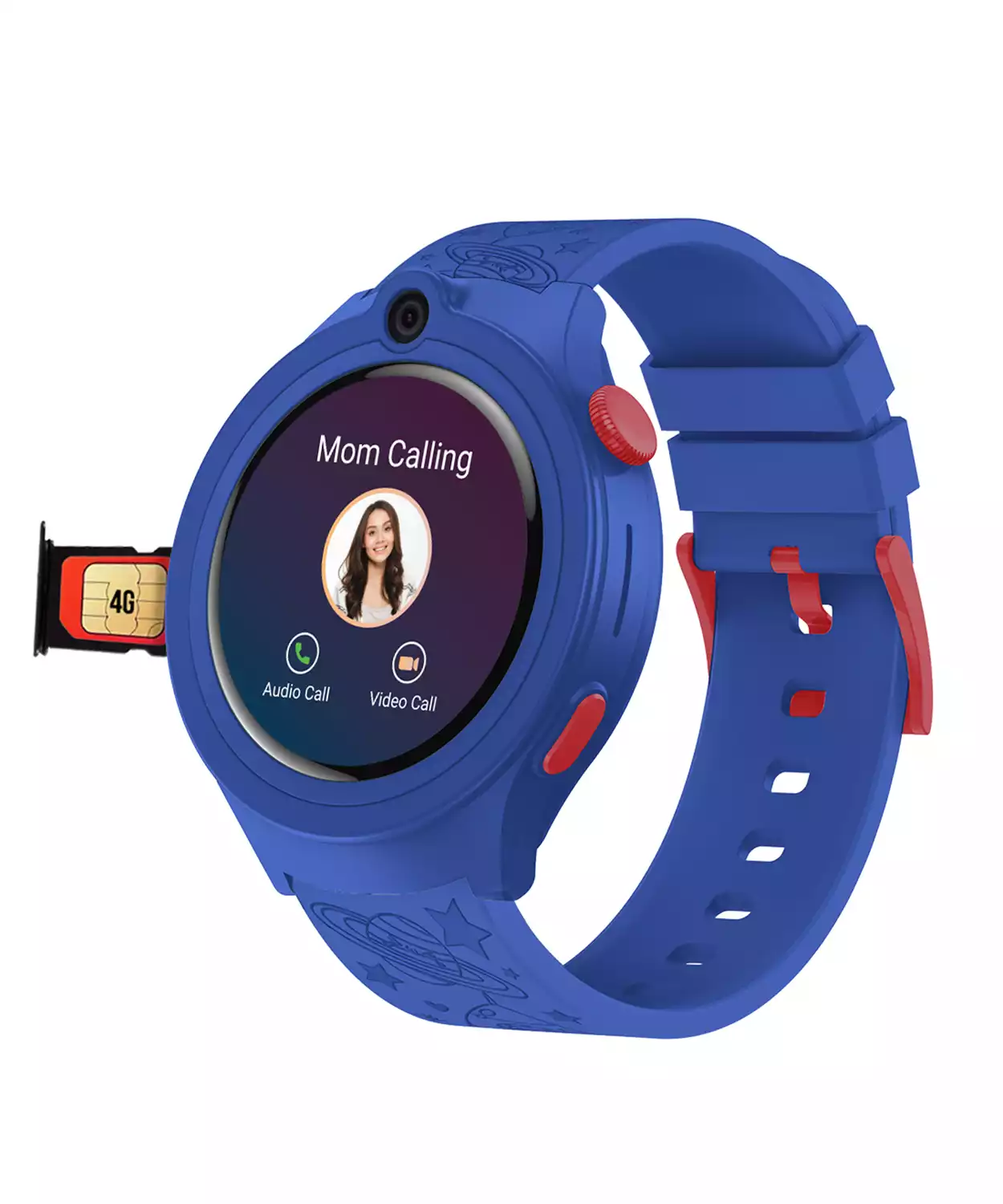 Sekyo Mario Kids Smartwatch Video Calling, Location, Sos, Pedometer