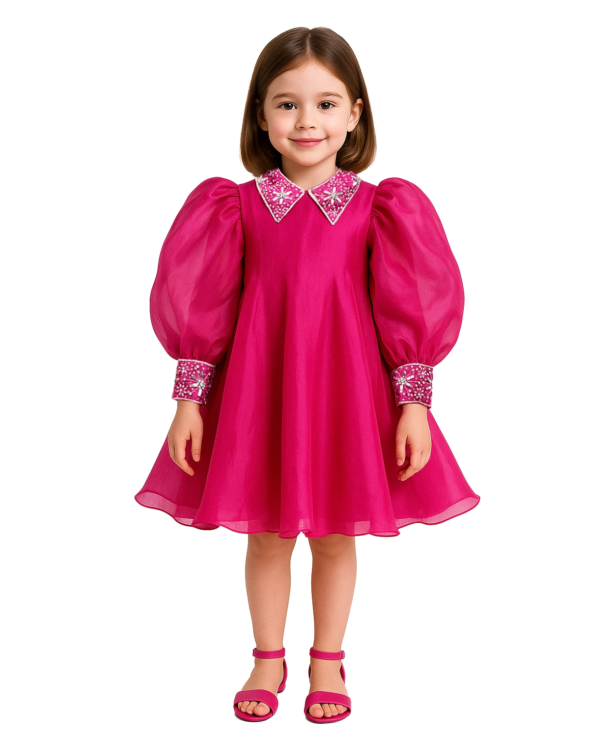 Pink Organza Dress
